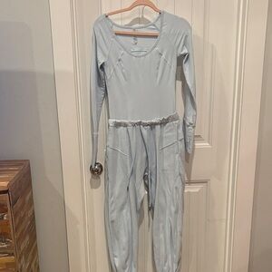 FP Movement by Free People Light Blue Jumpsuit